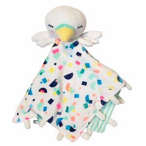 Oh Joy Target Swan Bird Confetti Stripes Lovey Security Blanket 13" X 13"
